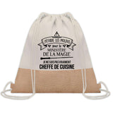 Sac Fête des Mères Mamie Maman Cadeau anniversaire Noël Travail Métier Départ Retraite Collègue Femme cabas shopping plage