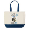 Sac de shopping bleu J'peux pas Corse