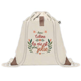 Sac Fête des Mères Mamie Famille Idée Cadeau anniversaire Noël Travail Boulot Métier Départ Retraite Collègue Femme cabas shopping plage