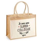 Sac Fête des Mères Mamie MAman Soeur Femme Famille Idée Cadeau anniversaire Noël Travail Boulot Métier Départ Retraite Collègue Femme cabas shopping plage