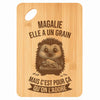 Planche bambou gravée personnalisée femme idée cadeau Fête des Mères apéro 30×20 prénom cuisine plateau fromage anniversaire noel maman mamie