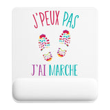 Tapis de souris ergonomique avec repose-poignet, accessoire bureau pour femme et homme, fête des pères, cadeau pas cher, idée cadeau fête des mères, secret santa, départ à la retraite, télétravail et gaming