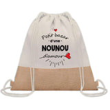 Sac Fête des Mères Mamie Maman Cadeau anniversaire Noël Travail Métier Départ Retraite Collègue Femme cabas shopping plage