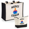 Cabas homme ou femme sac plage ou shopping tote bag pochette trousse Idée cadeau original pour anniversaire Noël travail départ retraite collègue famille fete des mères fetes des pères papa maman mamie papi