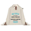 Sac à dos avec pochette Une Skieuse Formidable