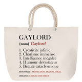 Sac Fête des Mères Mamie Famille Idée Cadeau anniversaire Noël Travail Boulot Métier Départ Retraite Collègue Femme cabas shopping plage