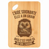 Planche bambou gravée personnalisée femme idée cadeau Fête des Mères apéro 30×20 prénom cuisine plateau fromage anniversaire noel maman mamie