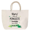 Sac Fête des Mères Mamie Famille Idée Cadeau anniversaire Noël Travail Boulot Métier Départ Retraite Collègue Femme cabas shopping plage
