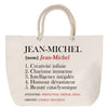 Sac Fête des Mères Mamie Famille Idée Cadeau anniversaire Noël Travail Boulot Métier Départ Retraite Collègue Femme cabas shopping plage