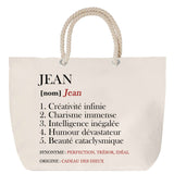 Sac Fête des Mères Mamie Famille Idée Cadeau anniversaire Noël Travail Boulot Métier Départ Retraite Collègue Femme cabas shopping plage