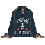 sac a dos bleu coton recycle avec pochette idee cadeau originale pour collegue ami prof ou membre de la famille cadeau mixte noel anniversaire secret santa ou depart au travail sac leger pratique et ecologique design breton moderne