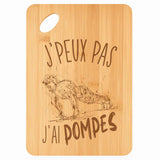 Planche bambou gravée personnalisée femme homme idée cadeau Fête des Mères Fête des Pères apéro papa maman prénom cuisine plateau fromage