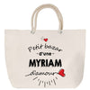 Sac Fête des Mères Mamie Famille Idée Cadeau anniversaire Noël Travail Boulot Métier Départ Retraite Collègue Femme cabas shopping plage