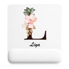 Tapis de souris ergonomique avec repose-poignet, accessoire bureau pour femme et homme, fête des pères, cadeau pas cher, idée cadeau fête des mères, secret santa, départ à la retraite, télétravail et gaming