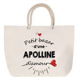 Sac Fête des Mères Mamie Famille Idée Cadeau anniversaire Noël Travail Boulot Métier Départ Retraite Collègue Femme cabas shopping plage