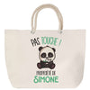Sac Fête des Mères Mamie Famille Idée Cadeau anniversaire Noël Travail Boulot Métier Départ Retraite Collègue Femme cabas shopping plage
