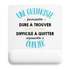 Tapis de souris ergonomique avec repose-poignet, accessoire bureau pour femme et homme, fête des pères, cadeau pas cher, idée cadeau fête des mères, secret santa, départ à la retraite, télétravail et gaming