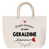 Sac Fête des Mères Mamie Famille Idée Cadeau anniversaire Noël Travail Boulot Métier Départ Retraite Collègue Femme cabas shopping plage