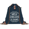 sac a dos femme bleu coton recycle avec pochette cadeau original pour collegue amie prof ou soeur idee cadeau femme noel anniversaire secret santa ou depart a la retraite sac pratique chic et ecoresponsable design breton elegant