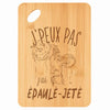 Planche bambou gravée personnalisée femme homme idée cadeau Fête des Mères Fête des Pères apéro papa maman prénom cuisine plateau fromage