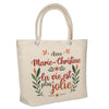 Sac Fête des Mères Mamie Famille Idée Cadeau anniversaire Noël Travail Boulot Métier Départ Retraite Collègue Femme cabas shopping plage