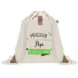 Sac à dos avec pochette Meilleur Pépé de tous les temps