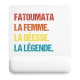 Tapis de souris ergonomique avec repose-poignet, accessoire bureau pour femme et homme, fête des pères, cadeau pas cher, idée cadeau fête des mères, secret santa, départ à la retraite, télétravail et gaming