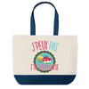 Sac de shopping bleu J'peux pas Pâtisserie