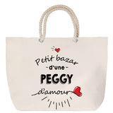 Sac Fête des Mères Mamie Famille Idée Cadeau anniversaire Noël Travail Boulot Métier Départ Retraite Collègue Femme cabas shopping plage