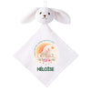 Doudou Bébé Lapin Heloise Adorable Quand Je Dors Gaze de Coton Cadeau Baby Shower