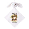 Doudou Bébé Lapin Mady Bouille Hérisson Gaze de Coton Cadeau Baby Shower