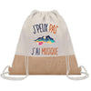 Sac Fête des Mères Mamie Cadeau anniversaire Noël Travail Métier Départ Retraite Collègue Femme Homme Fête des Pères Papa Maman Papi cabas shopping plage