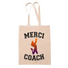Noël cadeau de départ à la retraite cadeau de fin d'année scolaire idée cadeau cadeau de remerciement anniversaire coach sport sac cabas totebag sac jute