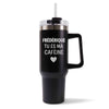 Mug isotherme Noir Frédérique Tu es ma caféine