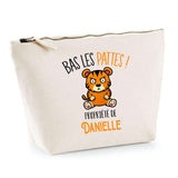 Trousse pochette de rangement maquillage Fête des Mères Mamie Famille Idée Cadeau anniversaire Noël Travail Boulot Métier Départ Retraite Collègue Femme
