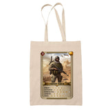 Tote Bag Papa Militaire - Carte de jeu Gamer