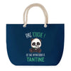 Sac de plage Bleu anse corde Zouz Pas Touche Panda Femme