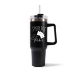 Mug isotherme Noir Poker J'peux pas