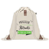 Sac à dos avec pochette Meilleur Retraité de tous les temps