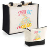 Cabas homme ou femme sac plage ou shopping tote bag pochette trousse Idée cadeau original pour anniversaire Noël travail départ retraite collègue famille fete des mères fetes des pères papa maman mamie papi