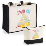 Cabas homme ou femme sac plage ou shopping tote bag pochette trousse Idée cadeau original pour anniversaire Noël travail départ retraite collègue famille fete des mères fetes des pères papa maman mamie papi