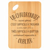 Planche bambou gravée personnalisée homme idée cadeau Fête des Pères apéro 30×20 prénom cuisine plateau fromage anniversaire noel papa papi 