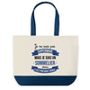 Sac de shopping bleu Sommelier Superman