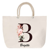 Sac Fête des Mères Mamie Famille Idée Cadeau anniversaire Noël Travail Boulot Métier Départ Retraite Collègue Femme cabas shopping plage