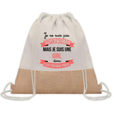 Sac Fête des Mères Mamie Maman Cadeau anniversaire Noël Travail Métier Départ Retraite Collègue Femme cabas shopping plage