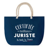 Sac de plage Bleu anse corde Certifiée meilleure Juriste