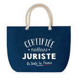 Sac de plage Bleu anse corde Certifiée meilleure Juriste