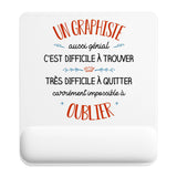 Tapis de souris ergonomique avec repose-poignet, accessoire bureau pour femme et homme, fête des pères, cadeau pas cher, idée cadeau fête des mères, secret santa, départ à la retraite, télétravail et gaming