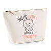 Trousse pochette de rangement maquillage Fête des Mères Mamie Famille Idée Cadeau anniversaire Noël Travail Boulot Métier Départ Retraite Collègue Femme