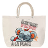 Sac Fête des Mères Mamie Famille Idée Cadeau anniversaire Noël Travail Boulot Métier Départ Retraite Collègue Femme cabas shopping plage